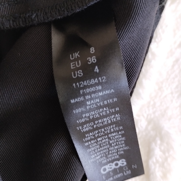 ASOS Design Corset Waist Mini Skirt In Black 4 - Picture 5 of 10